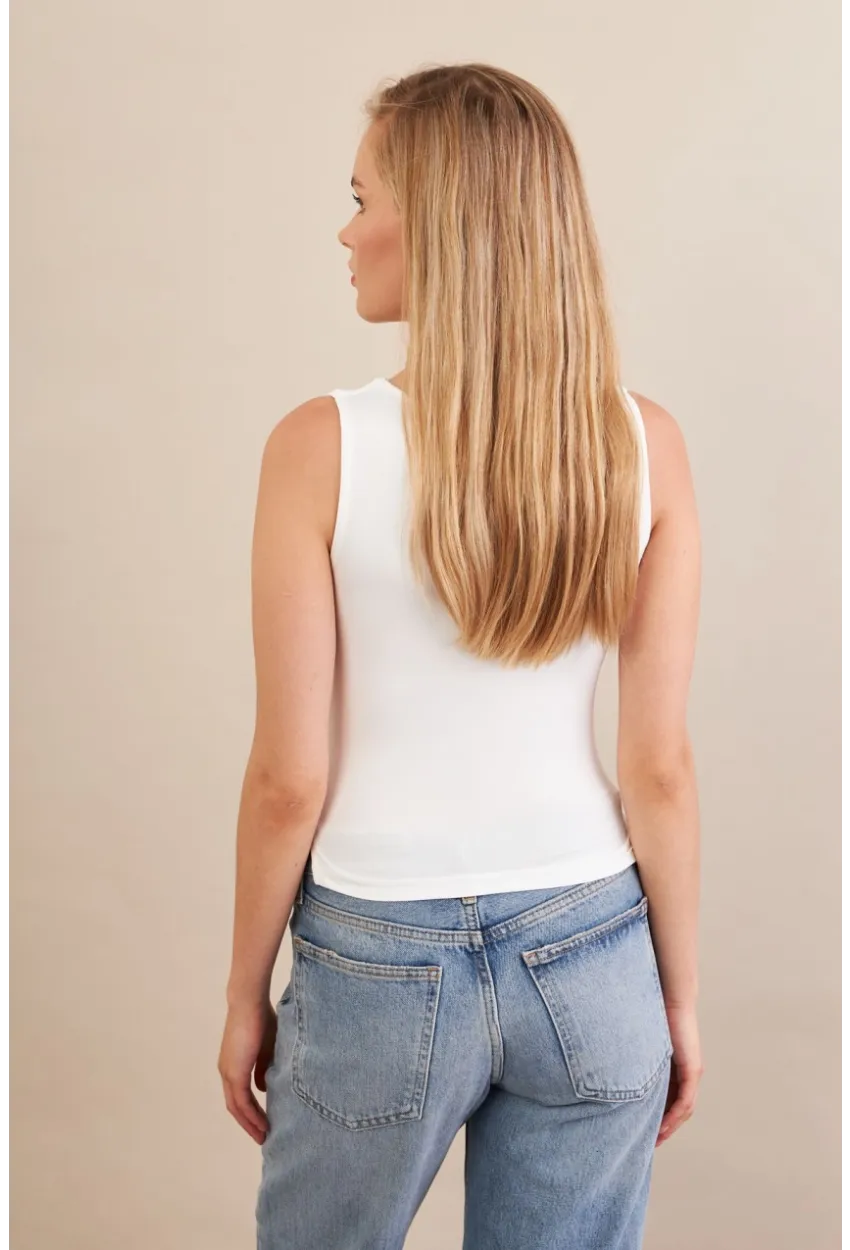 Kadın Beyaz Büzgülü Bluz FLU325