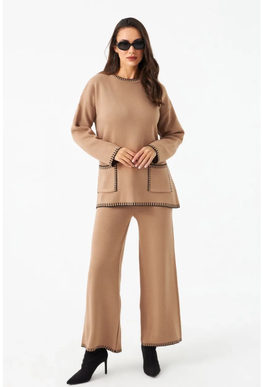 Kadın Camel Alt Üst Takım MMK61