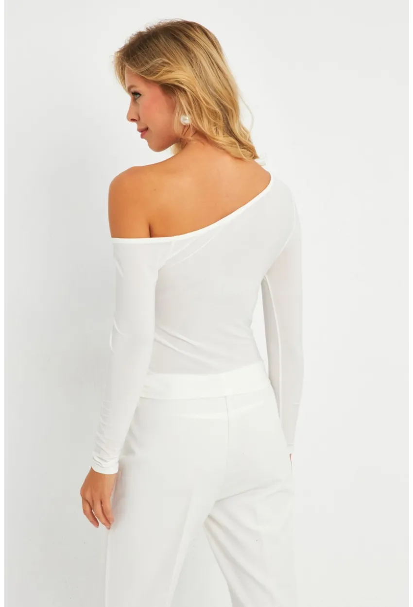 Kadın Ekru Büzgülü Bluz GÇ188