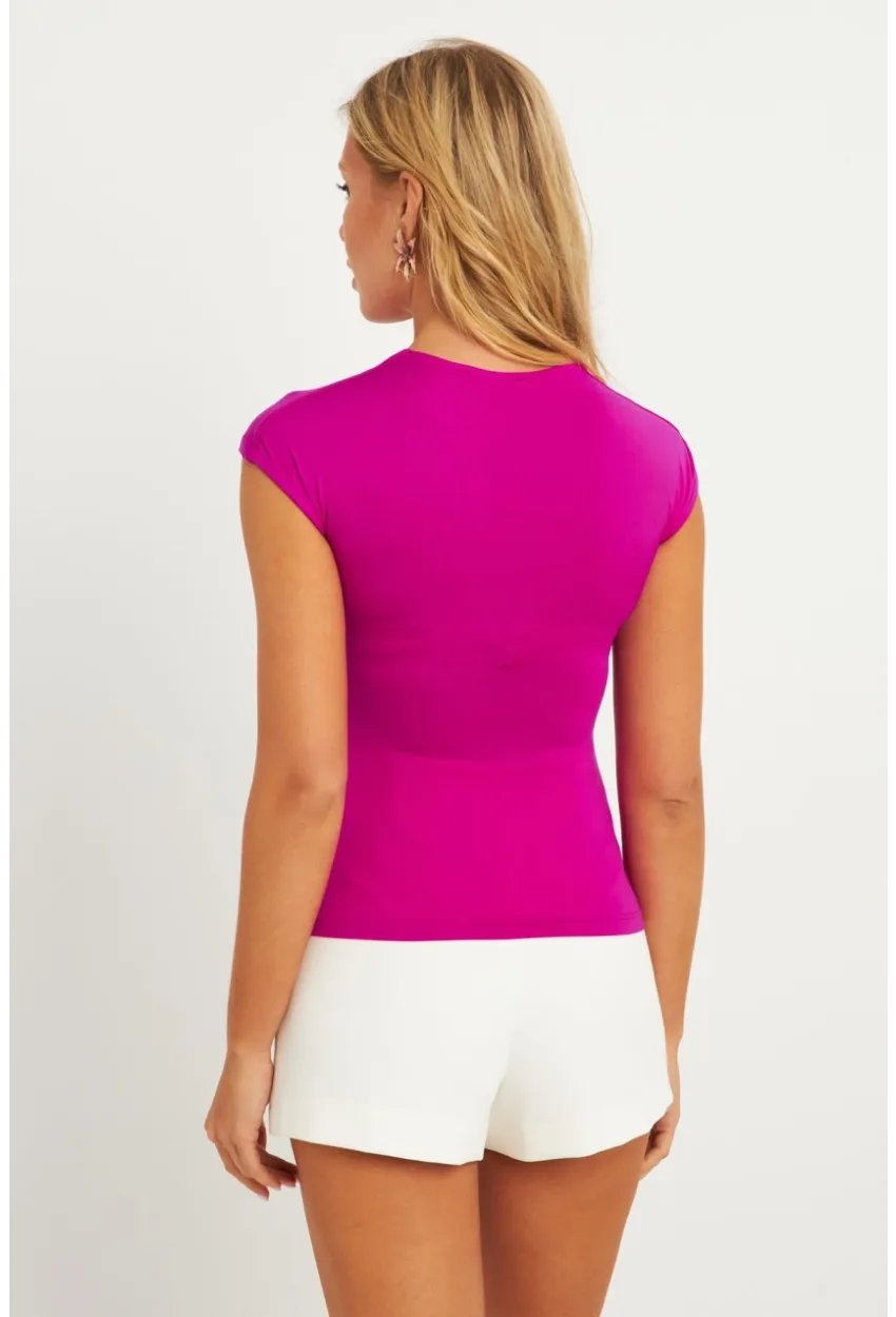 Kadın Fuşya Bluz LPP1281