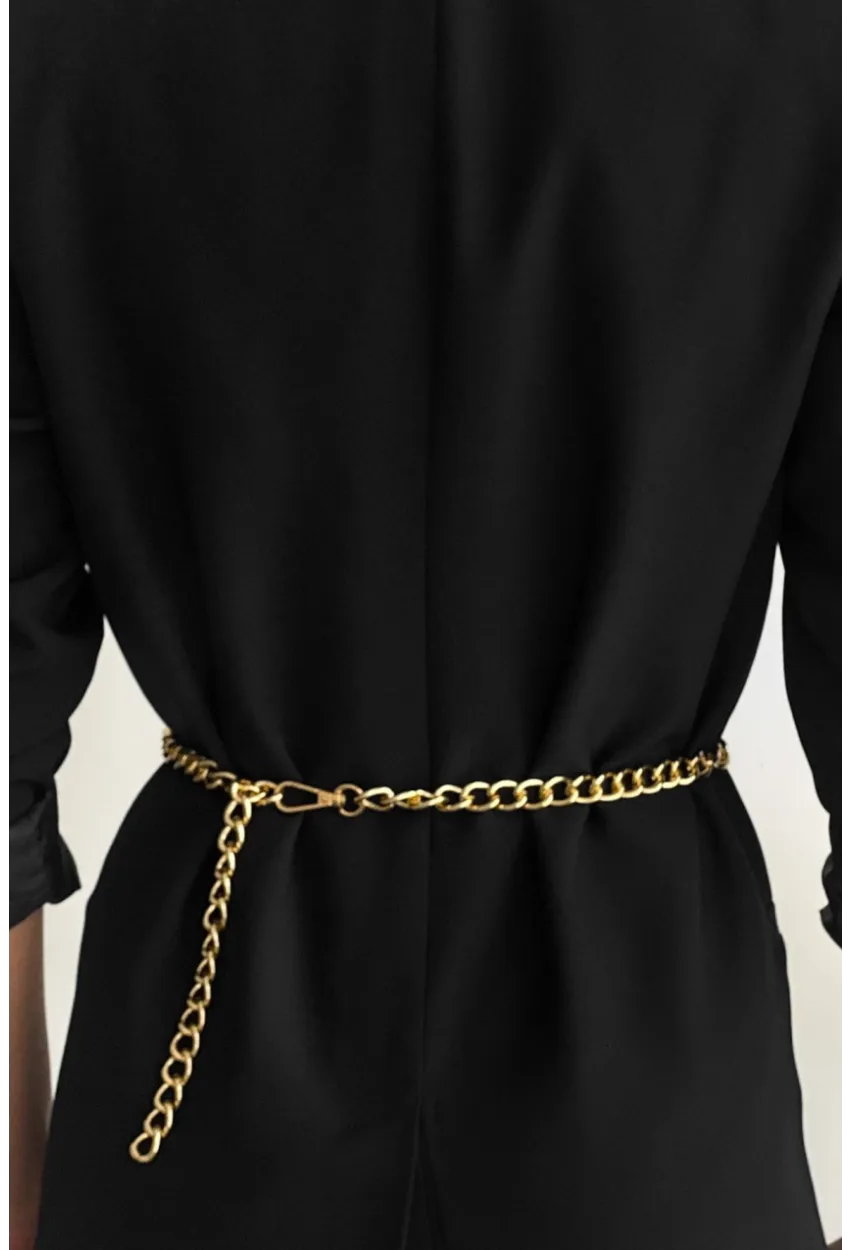 Kadın Gold Rengi Zincir Kemer BE629