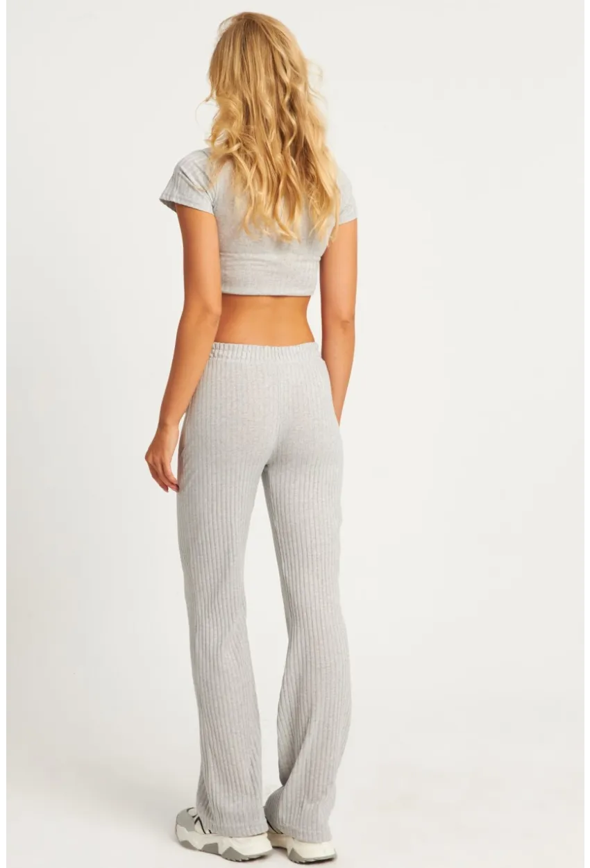 Kadın Gri Pencereli Takım XL2017