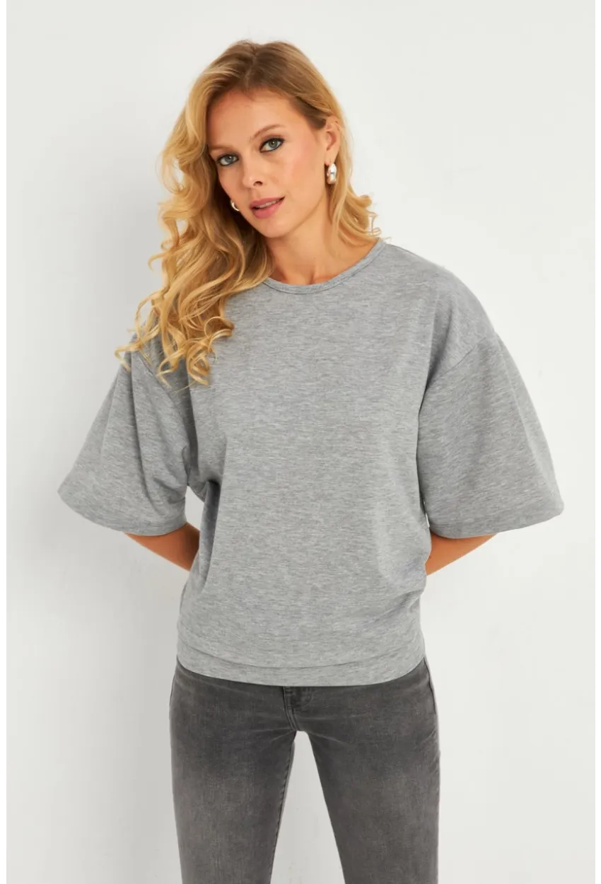 Kadın Gri Sweatshirt MEY2911