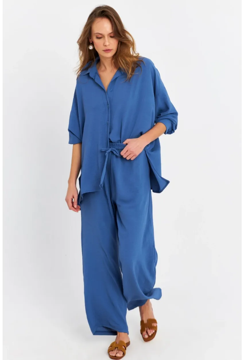 Kadın İndigo Basic Alt-Üst Pantolon Takım MRU6931