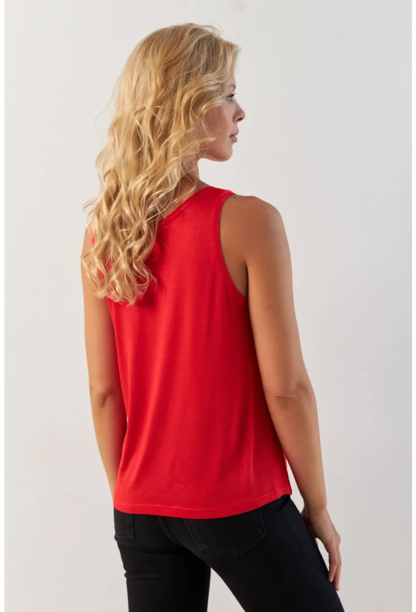 Kadın Kırmızı Bluz AYD372