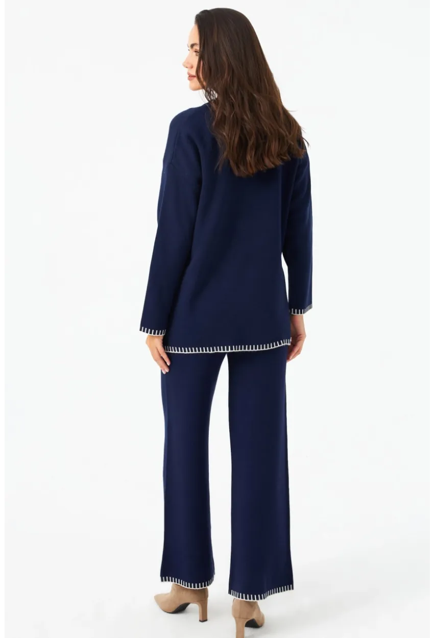 Kadın Lacivert Alt Üst Takım MMK61