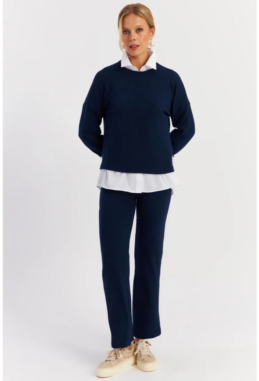 Kadın Lacivert Alt Üst Takım YLE19