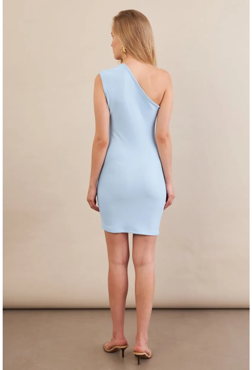 Kadın Mavi Aksesuarlı Mini Elbise FRY2315