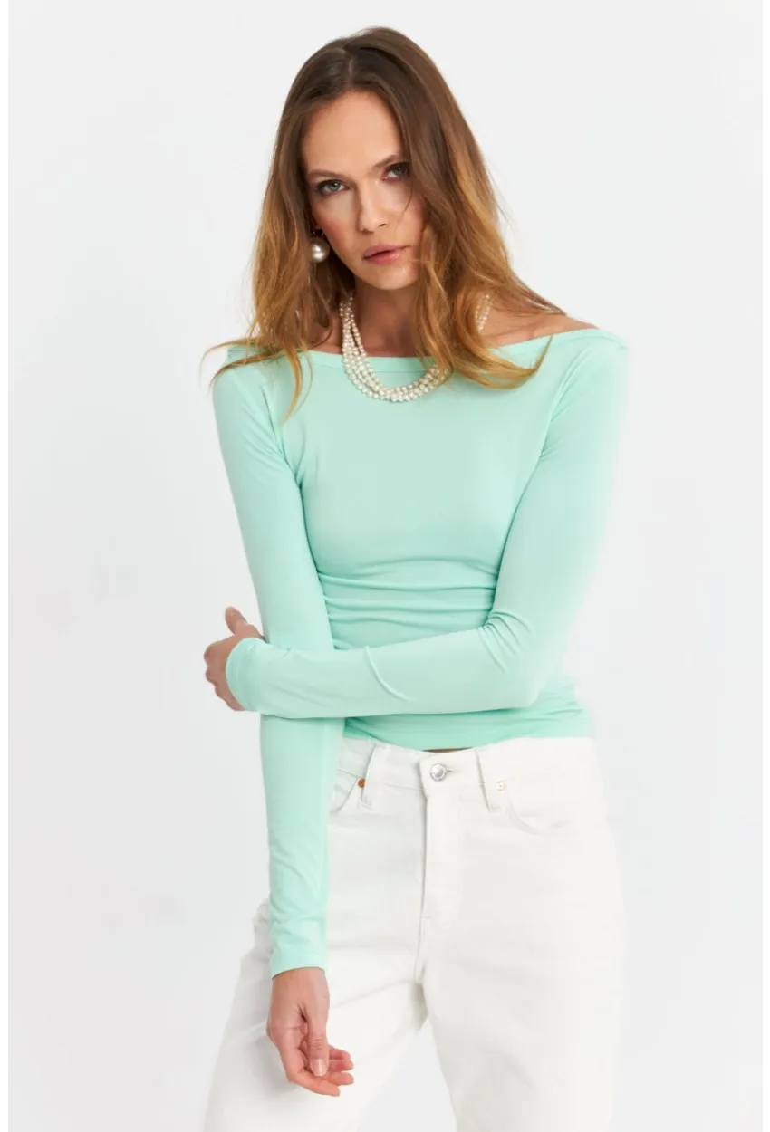 Kadın Mint Bluz HOR13