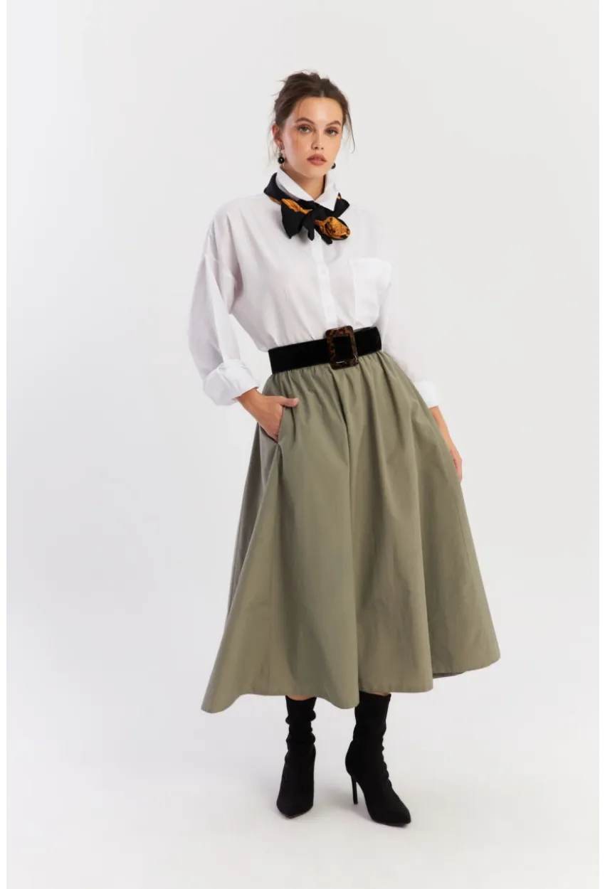 Kadın Mint Çan Etek ELA3951