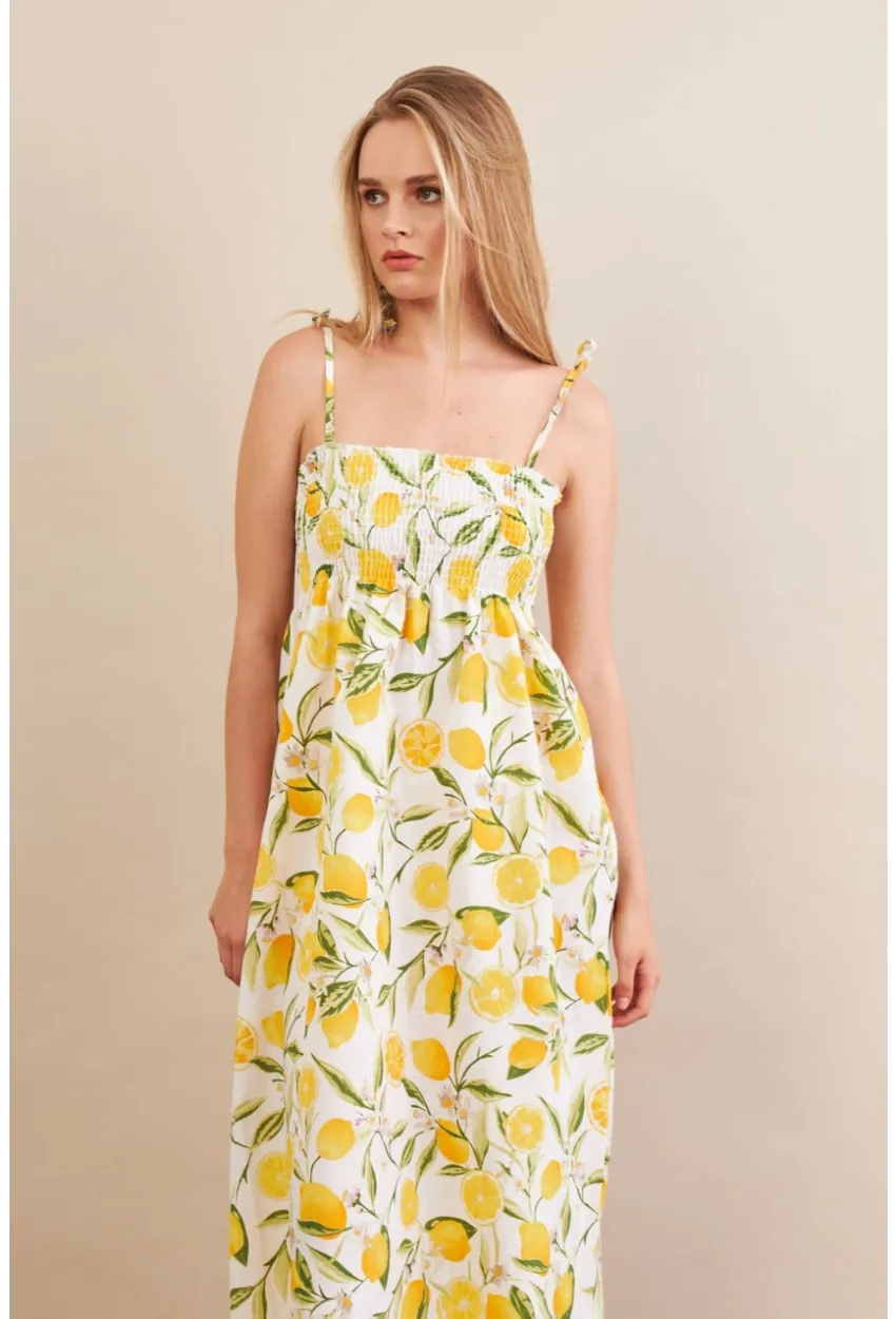 Kadın Multi Straplez Çizgili Plaj Elbisesi OR502