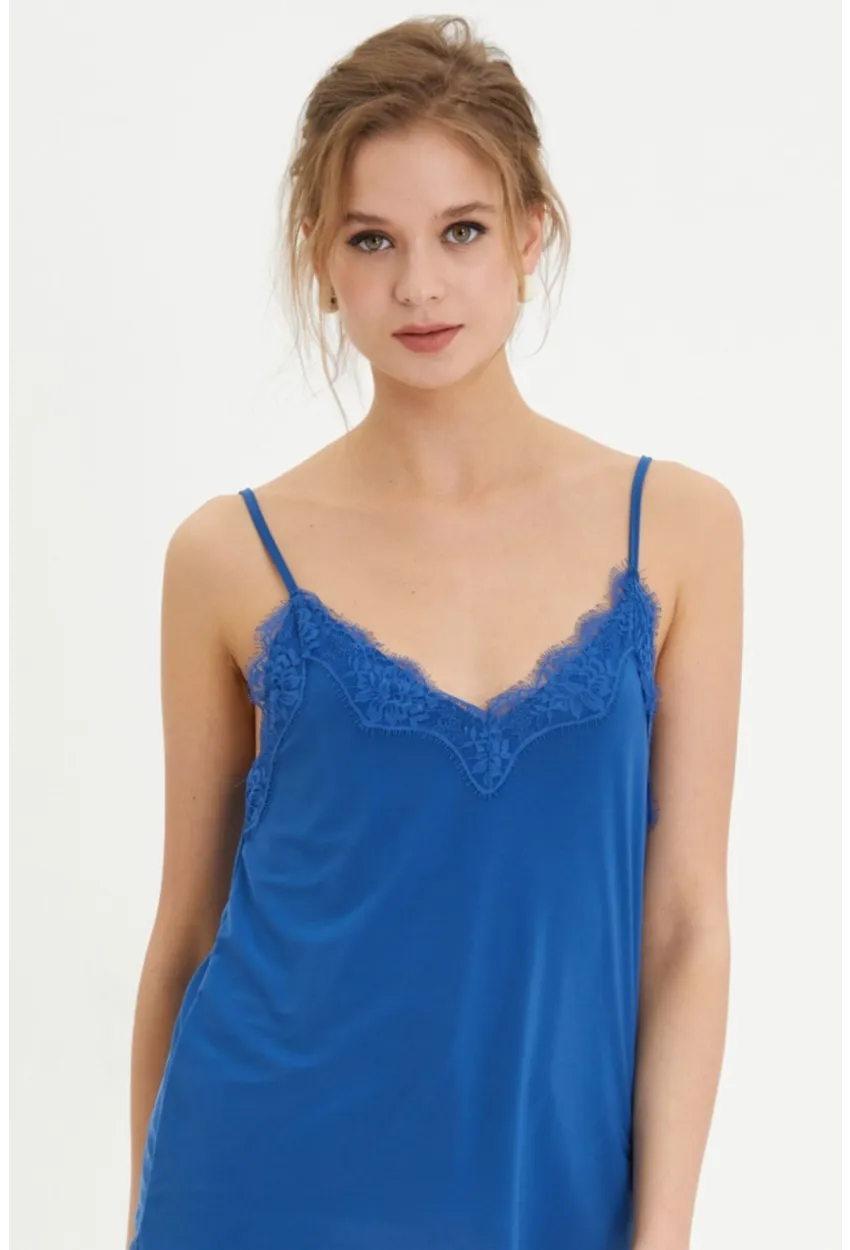 Kadın Saks Dantelli Atlet LPP5008