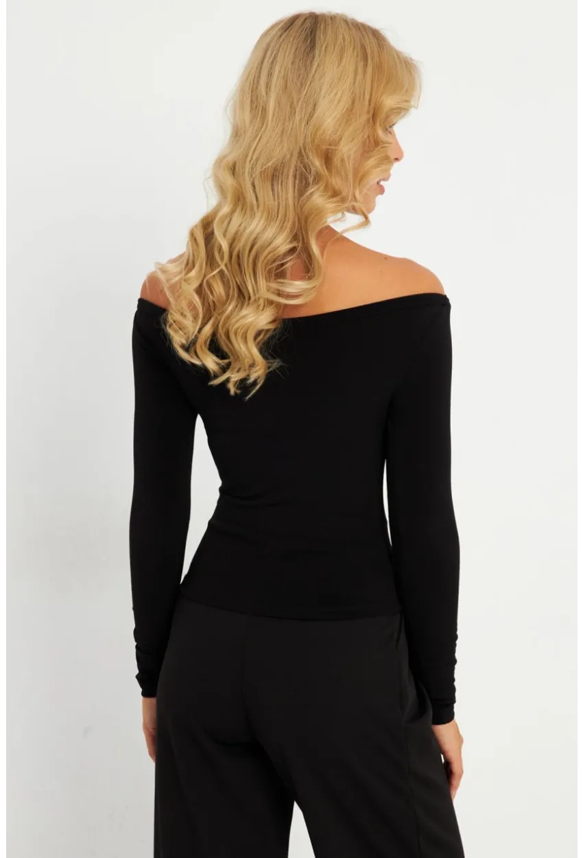 Kadın Siyah Bluz HOR13