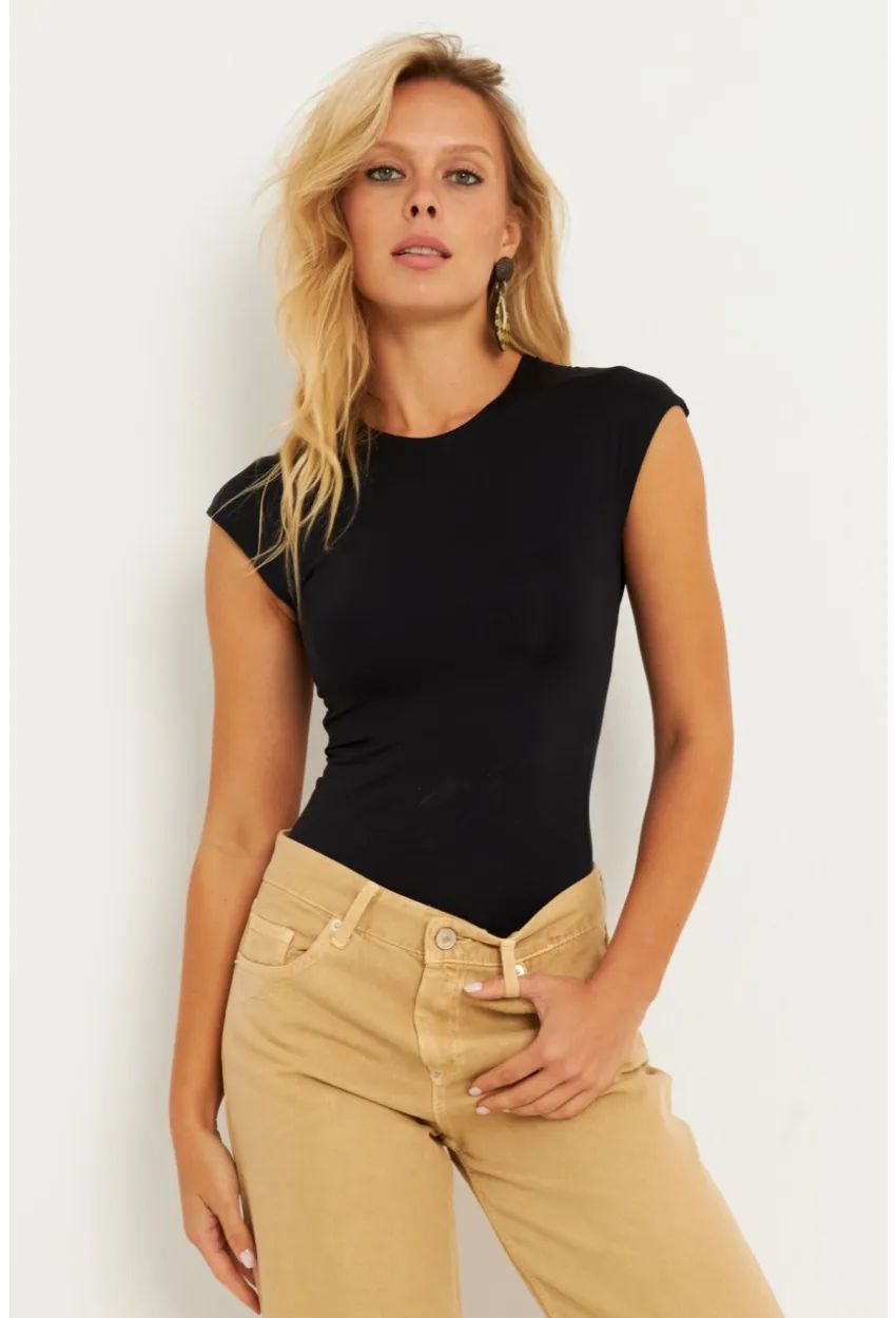 Kadın Siyah Bluz LPP1281