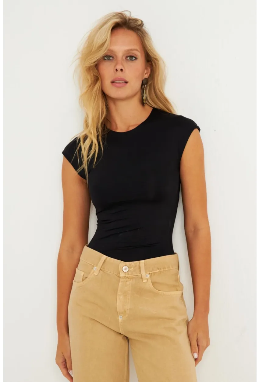 Kadın Siyah Bluz LPP1281