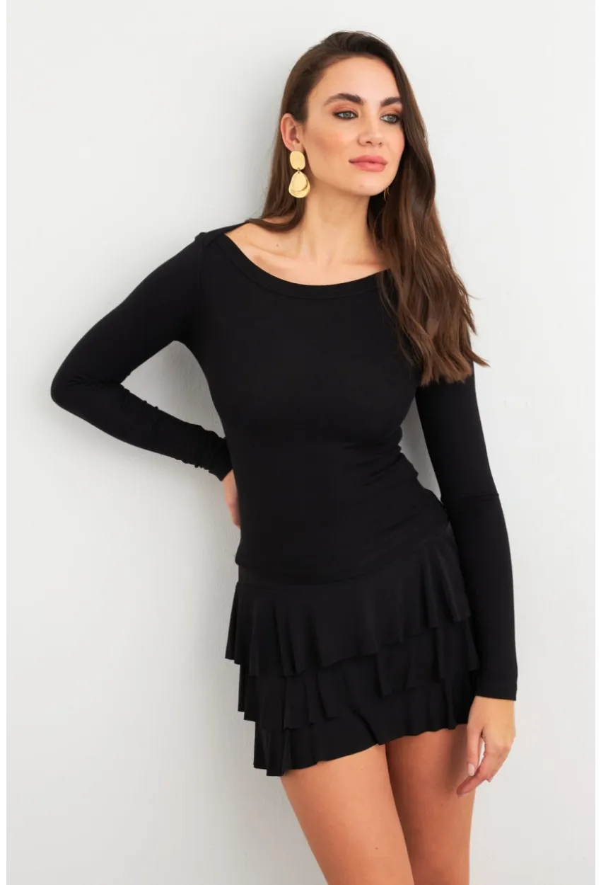 Kadın Siyah Bluz MX9390