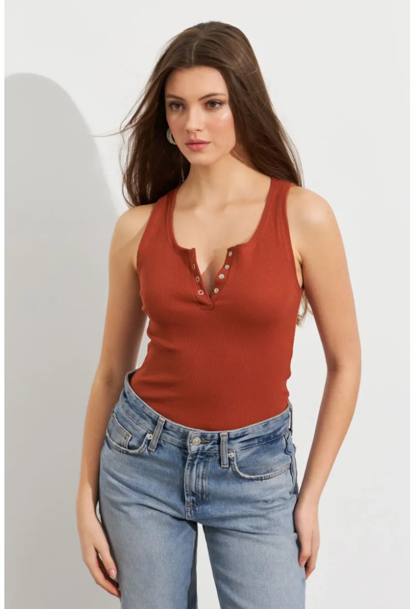 Kadın Tarçın Patlı Kaşkorse Bluz MK02