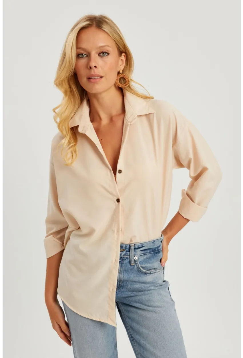 Kadın Vanılya Gömlek Q987