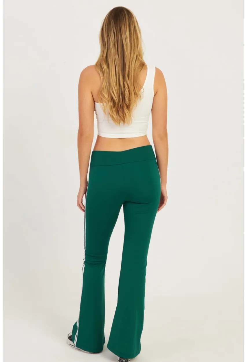 Kadın Yeşil İspanyol Paça Eşofman Altı SF2542