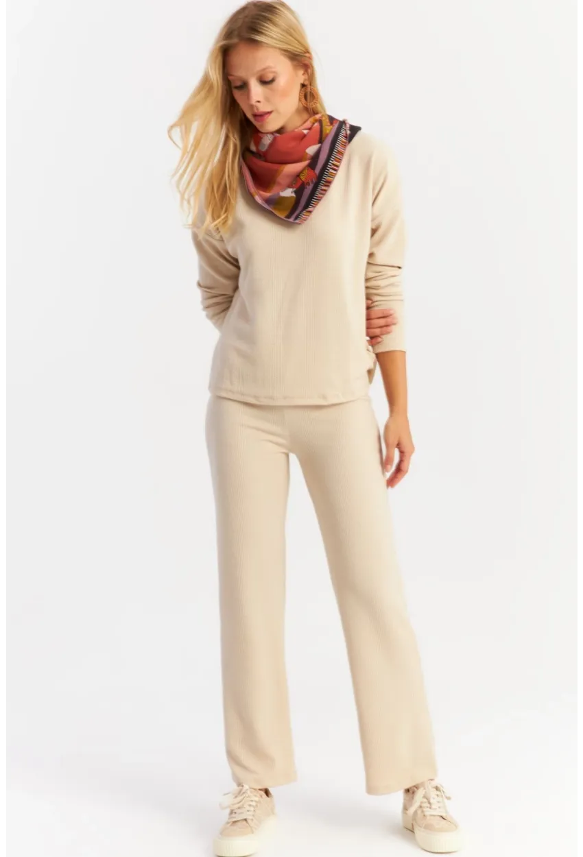 Kadın Bej Alt Üst Takım YLE19