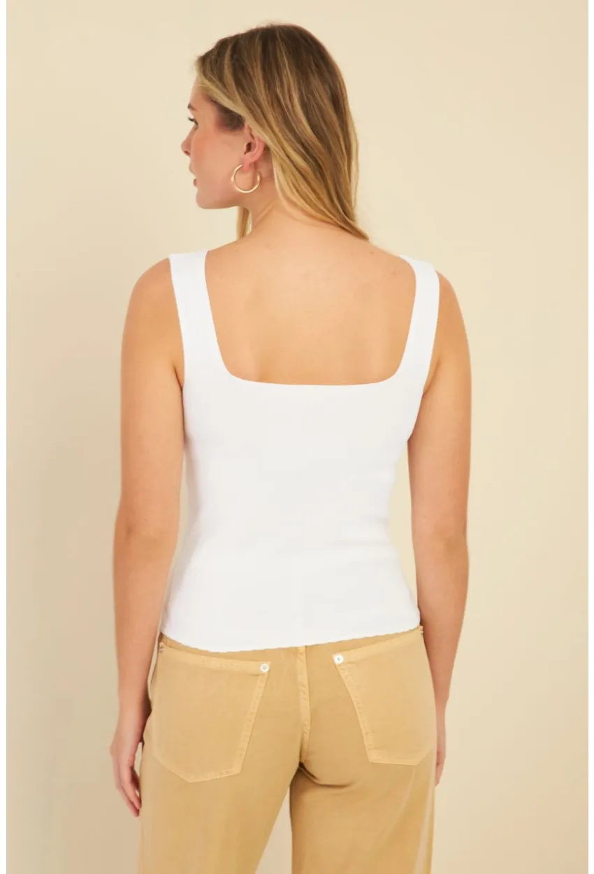 Kadın Beyaz Triko Bluz SMT224