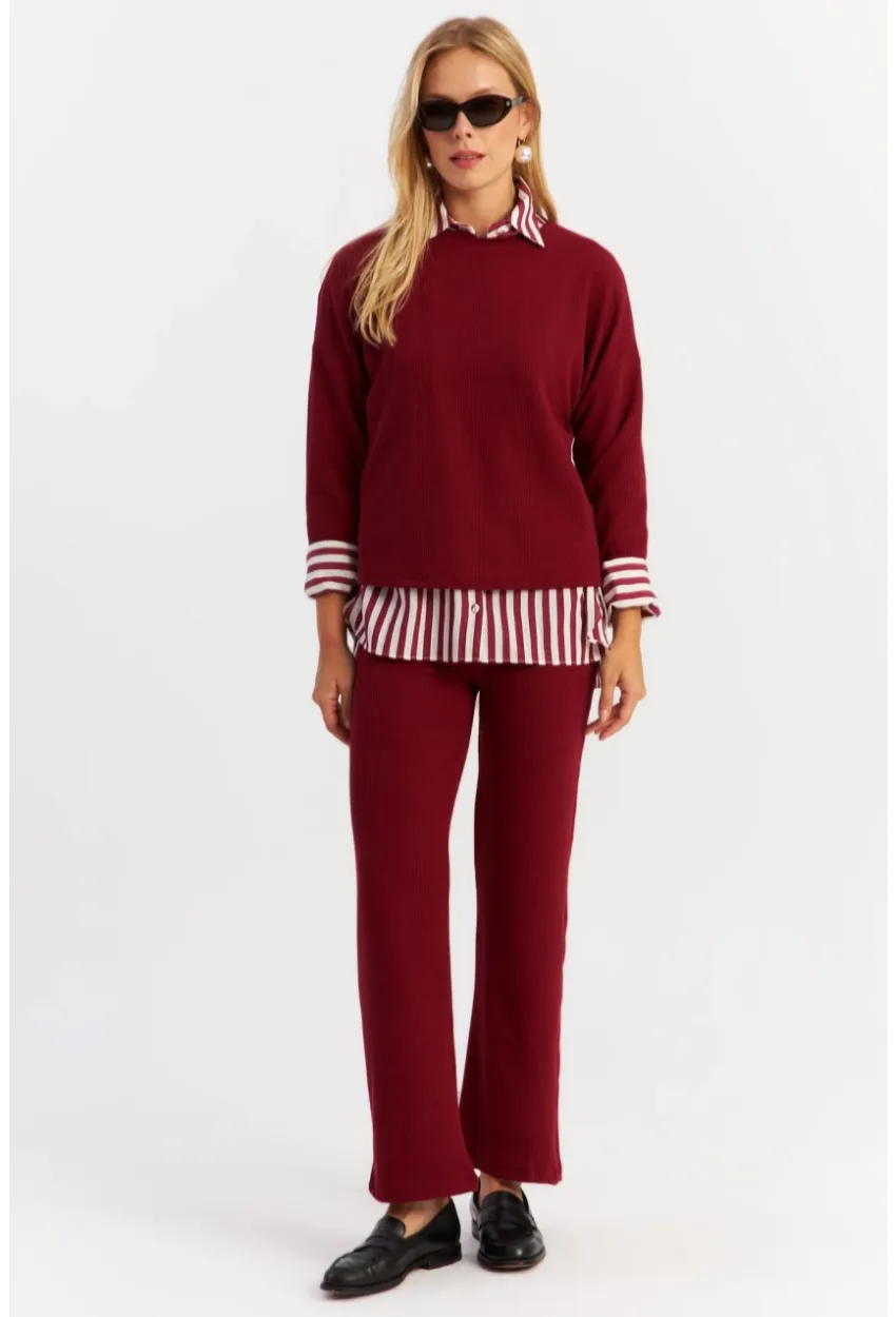 Kadın Bordo Alt Üst Takım YLE19
