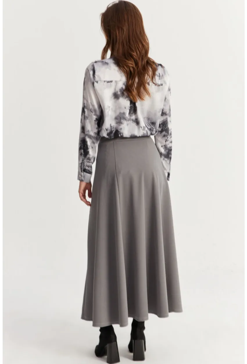 Kadın Gri Çan Etek MLON3005