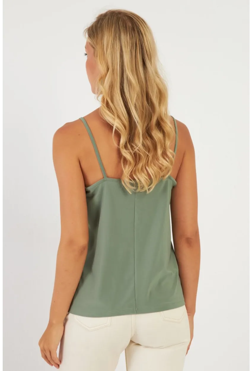 Kadın Haki Dantelli Atlet AYD353