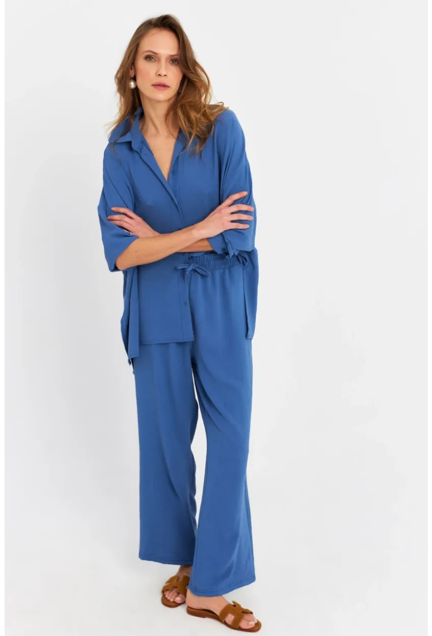 Kadın İndigo Basic Alt-Üst Pantolon Takım MRU6931