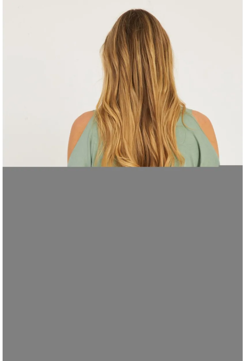 Kadın Mint Degaje Yaka Bluz BR1329