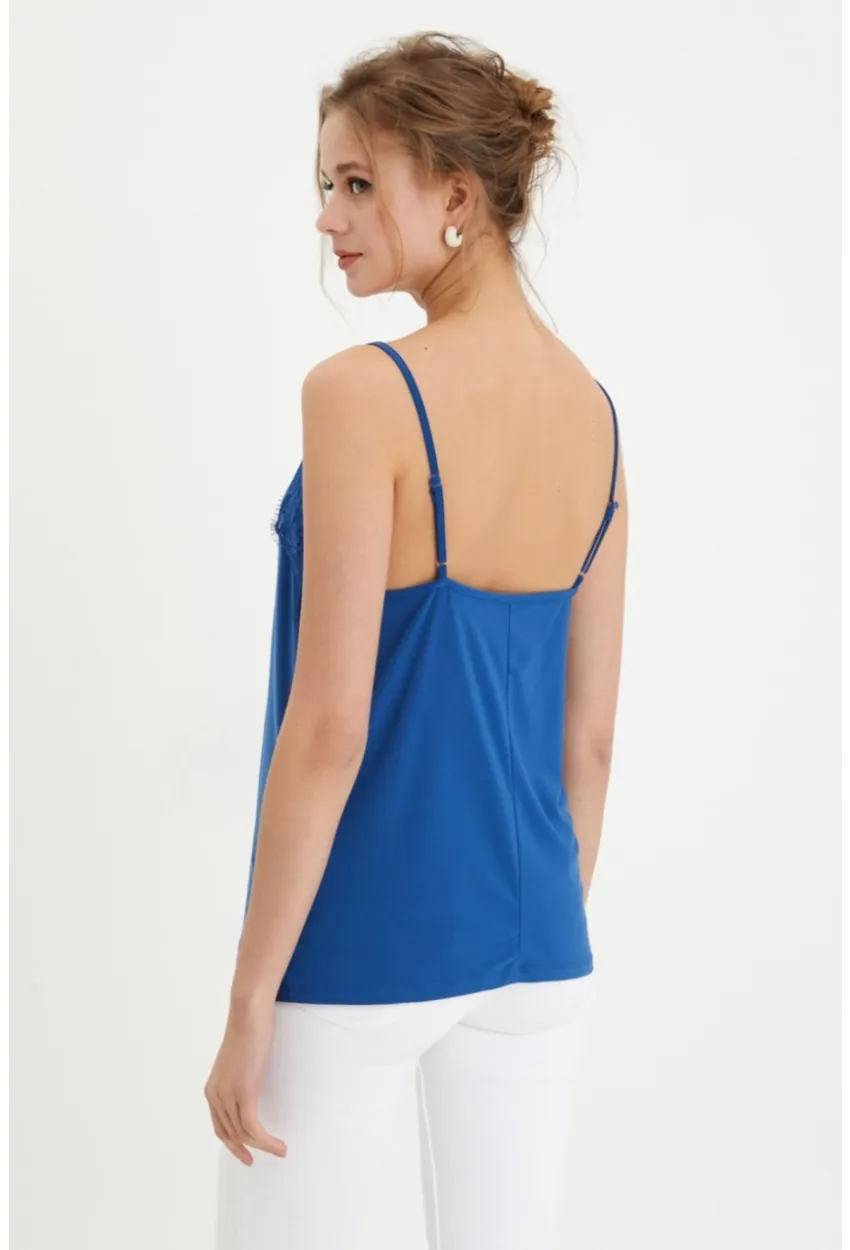 Kadın Saks Dantelli Atlet LPP5008