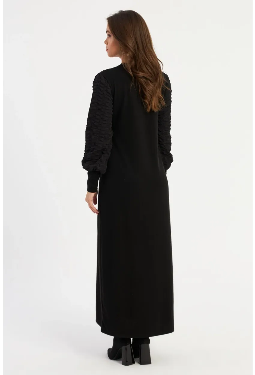 Kadın Siyah Maxi Elbise MBK57