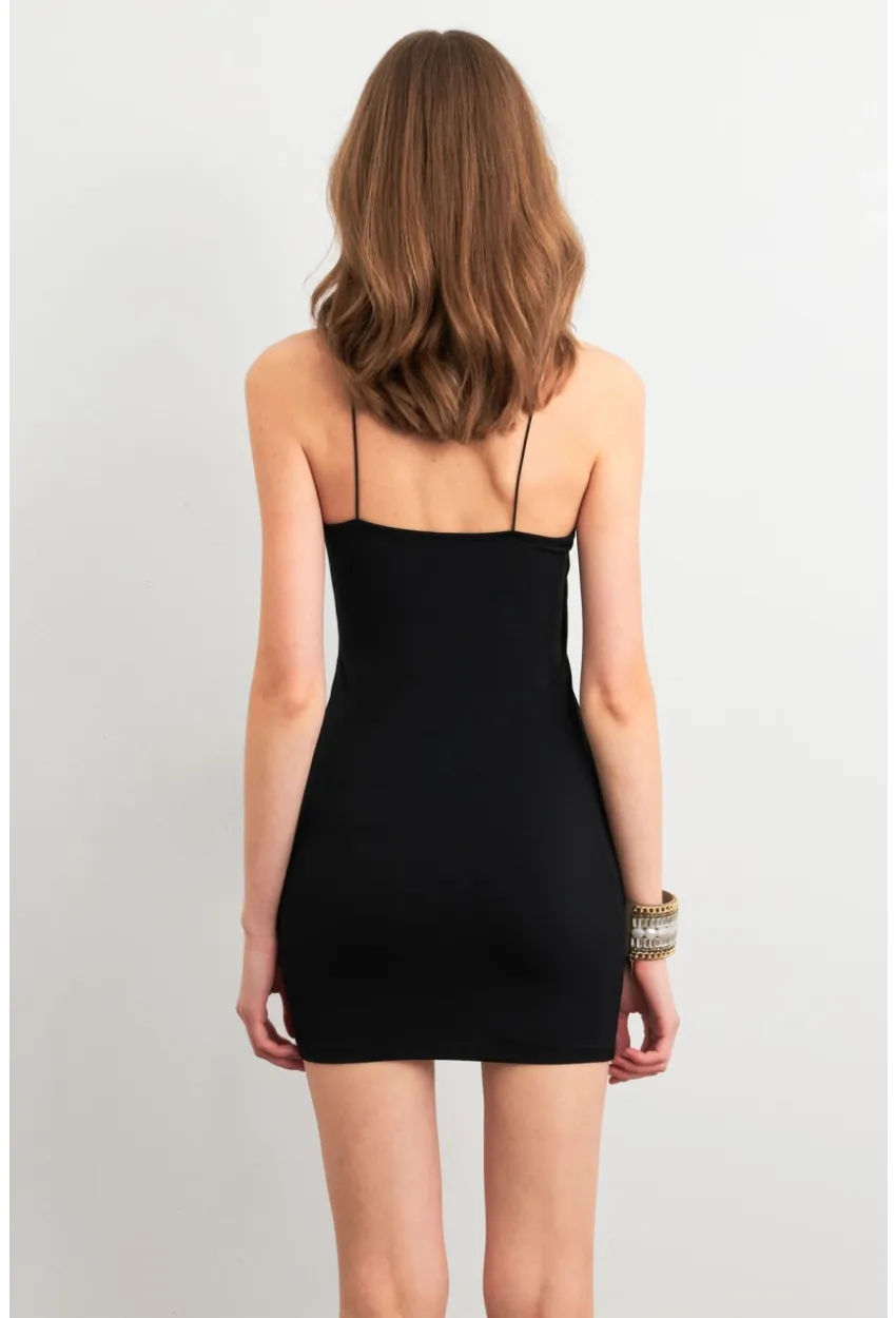 Kadın Siyah Maxi Elbise MEN2059