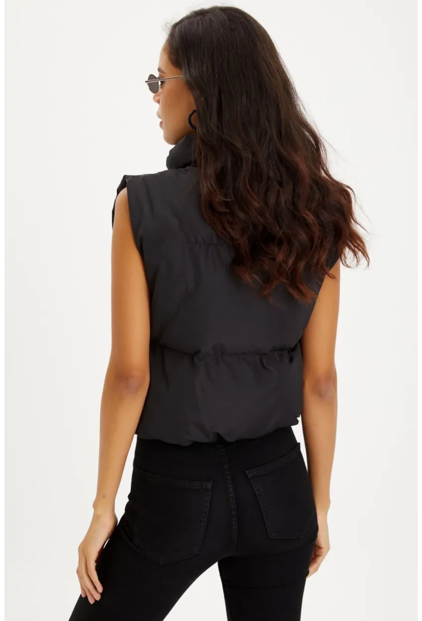 Kadın Siyah Şişme Yelek DAF4910