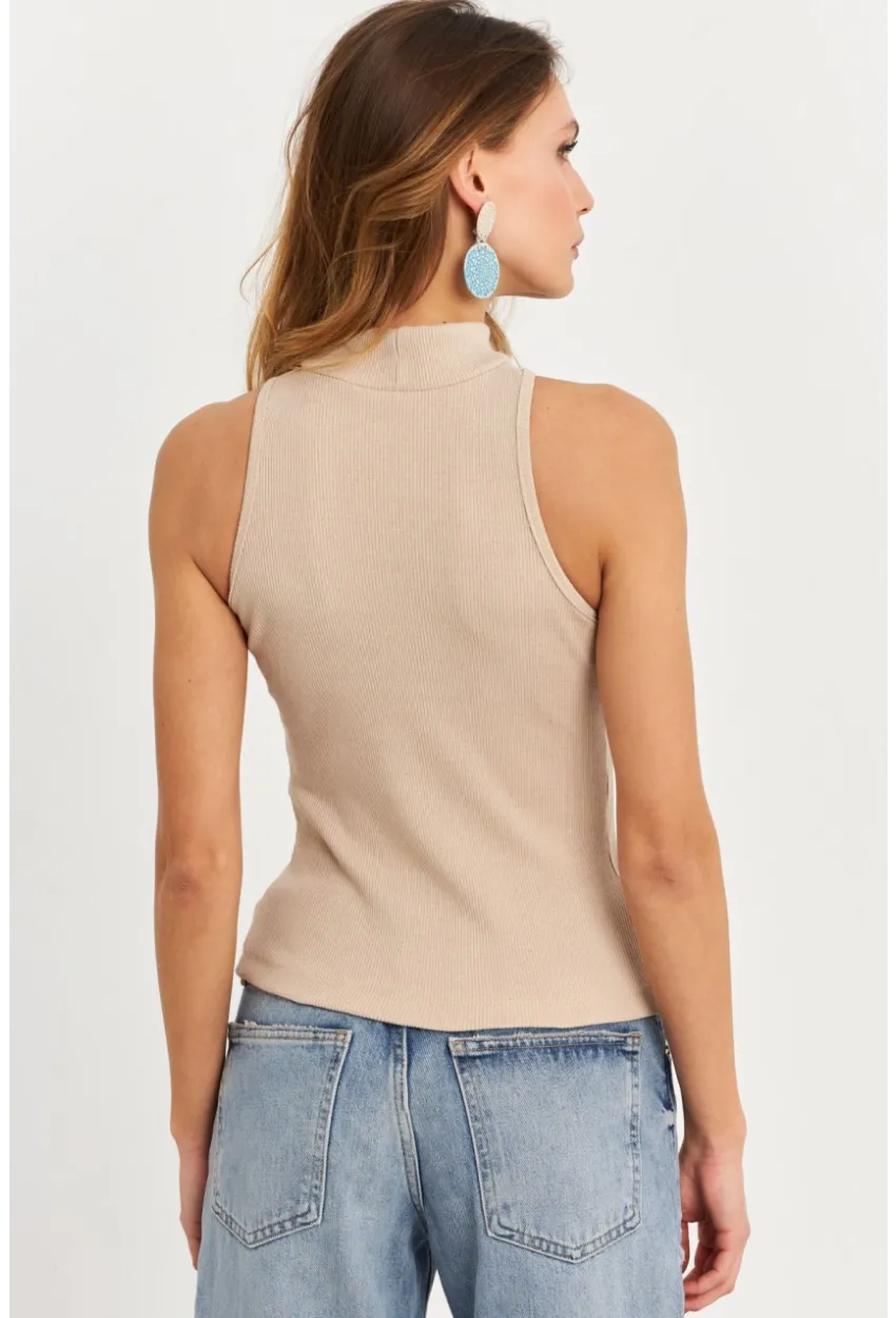 Kadın Taş Halter Yaka Kaşkorse Bluz EY1454