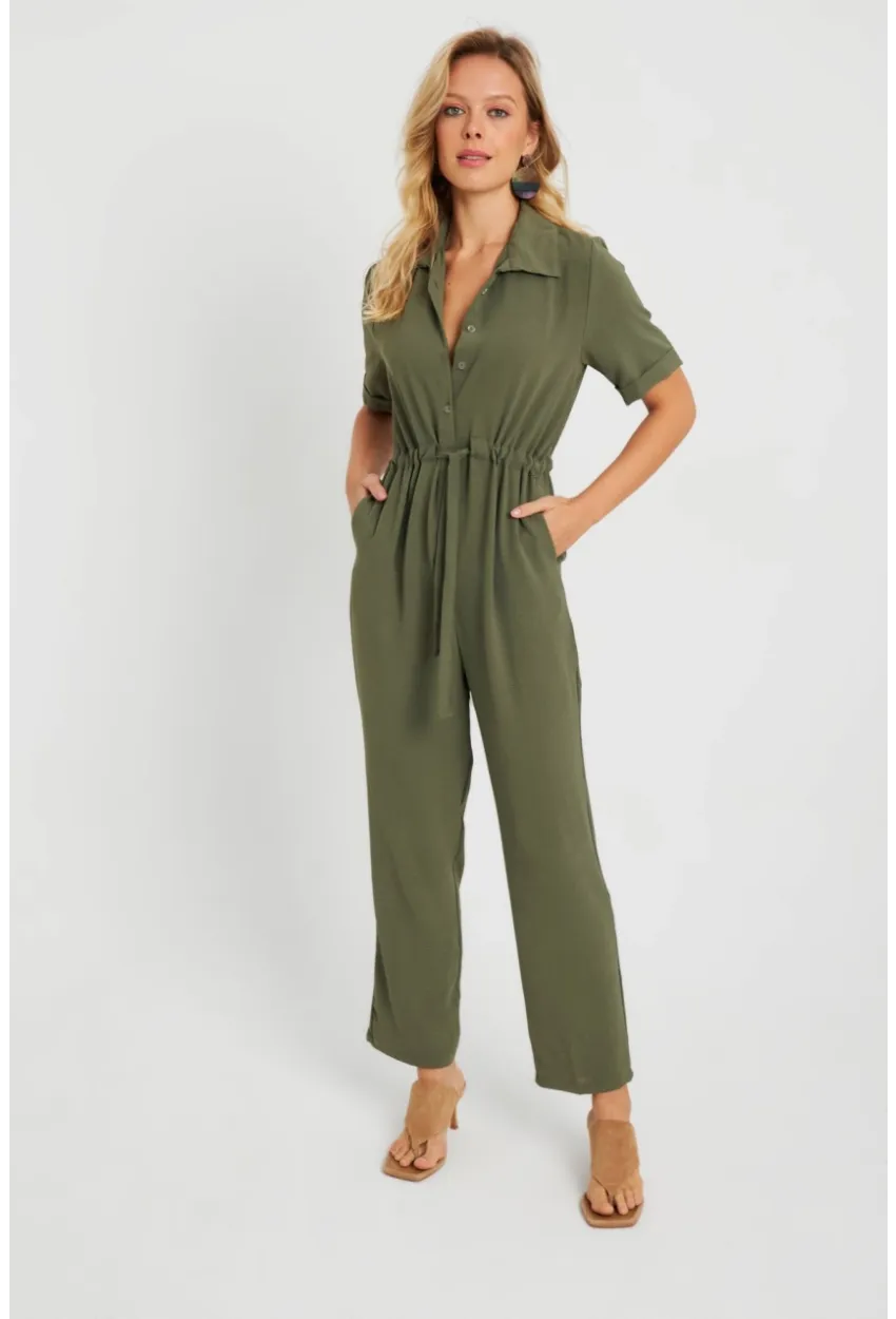 Kadın Tulum Haki Q985