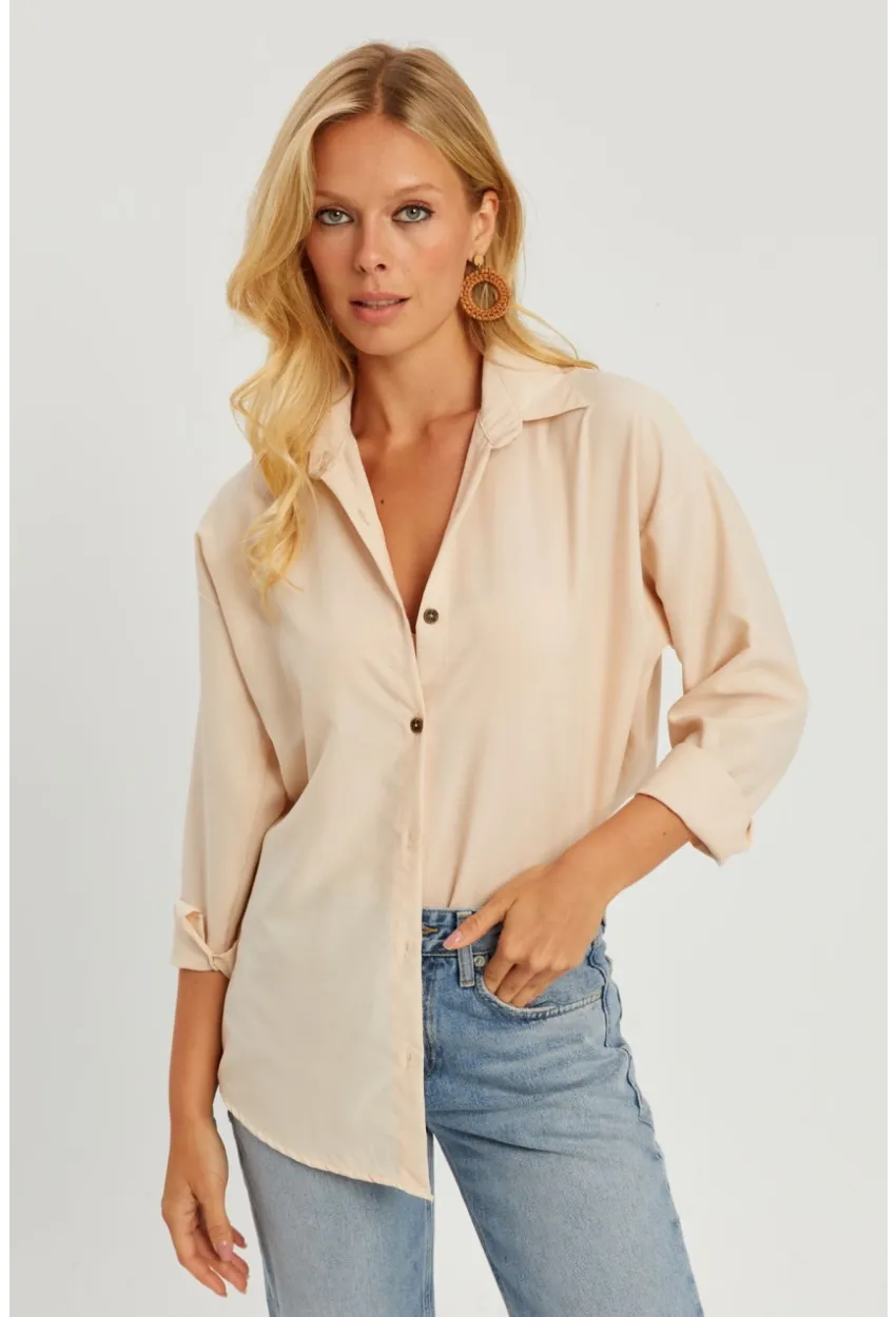 Kadın Vanılya Gömlek Q987