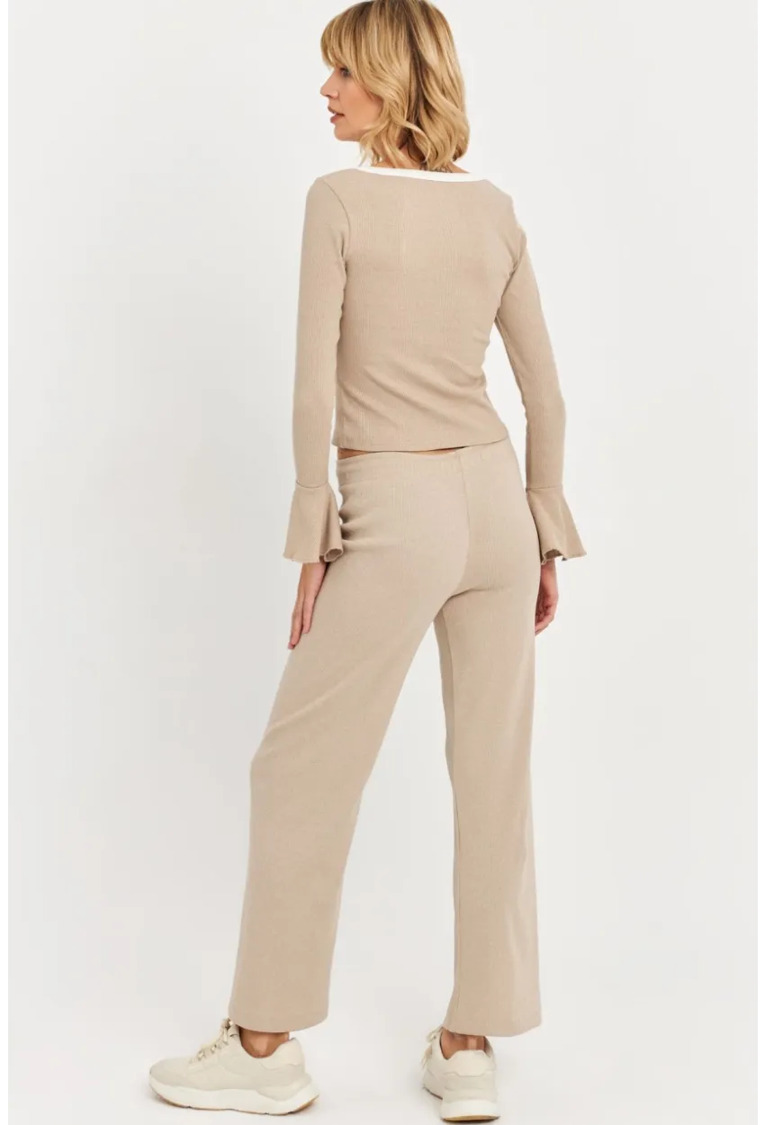 Kadın Vanilya Palazzo Eşofman Altı ALB6011