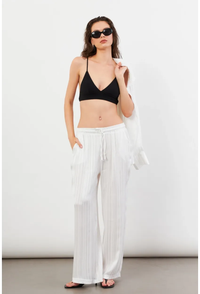 Kadın Beyaz Lizbon Pantolon CAR1185