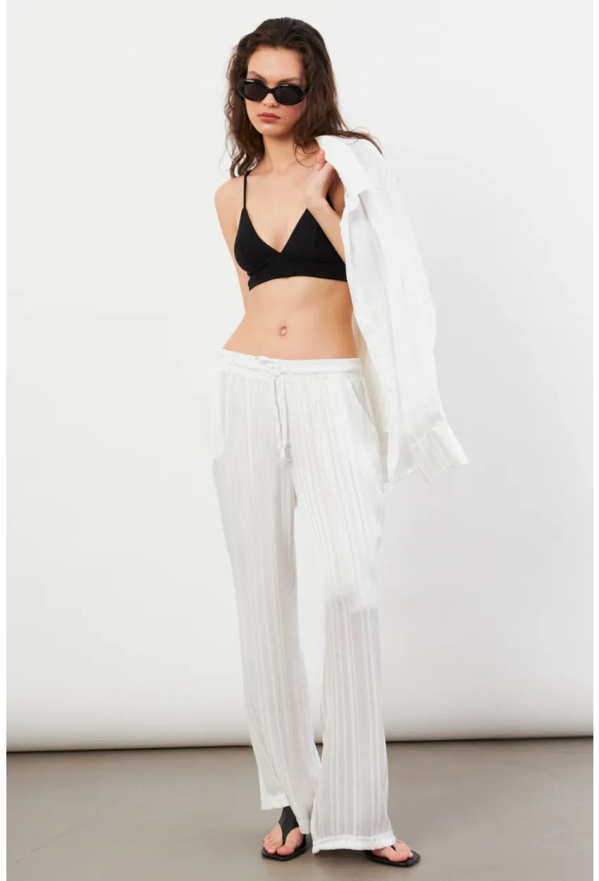 Kadın Beyaz Lizbon Pantolon CAR1185