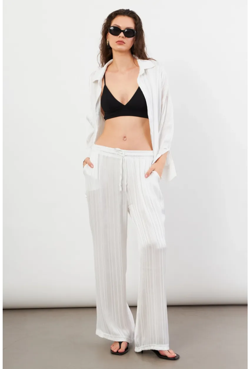 Kadın Beyaz Lizbon Pantolon CAR1185
