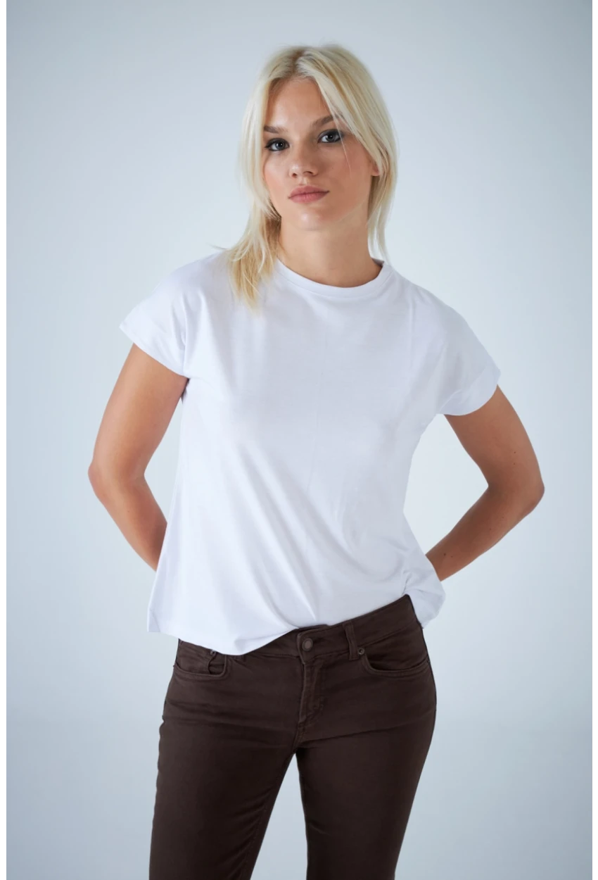 Kadın Beyaz T-Shirt LPP1314