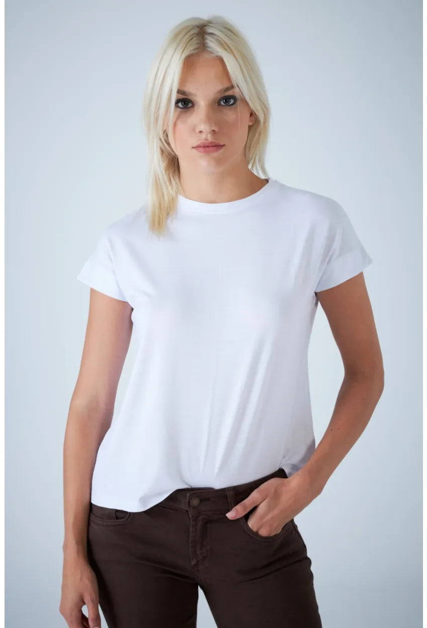 Kadın Beyaz T-Shirt LPP1314