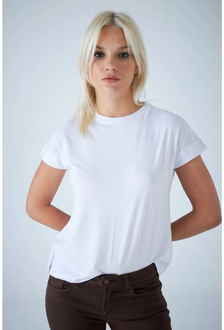 Kadın Beyaz T-Shirt LPP1314