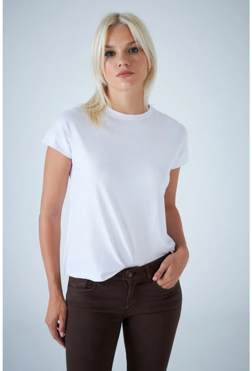 Kadın Beyaz T-Shirt LPP1314