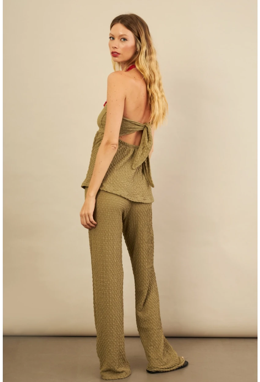 Kadın Çağla Bubble Alt Üst Takım FLU337