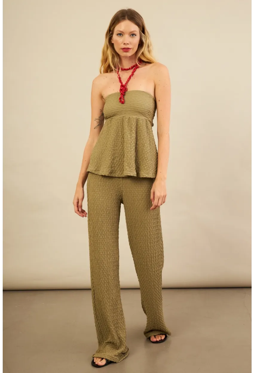 Kadın Çağla Bubble Alt Üst Takım FLU337