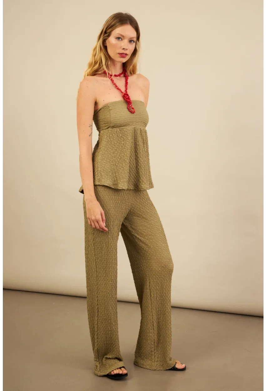 Kadın Çağla Bubble Alt Üst Takım FLU337