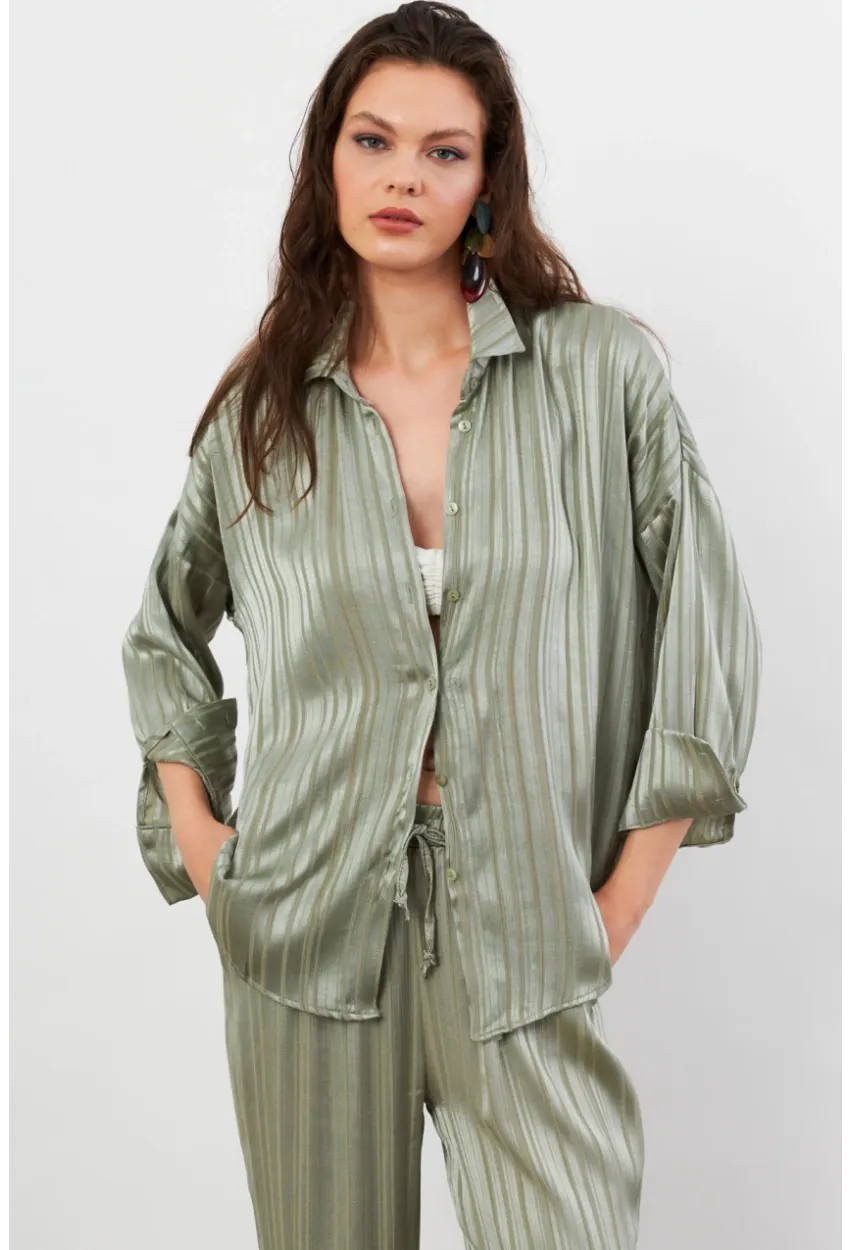 Kadın Çağla Lizbon Gömlek CAR1101-90