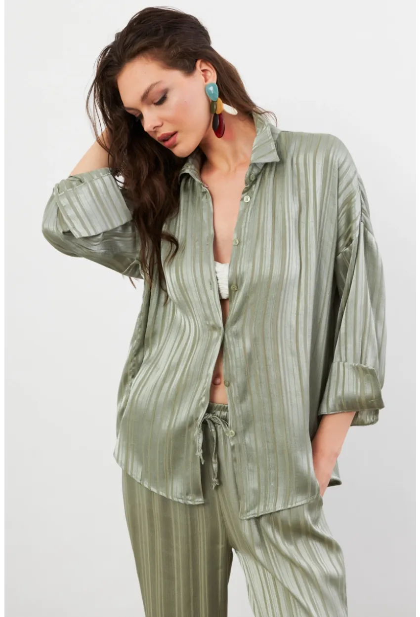 Kadın Çağla Lizbon Gömlek CAR1101-90